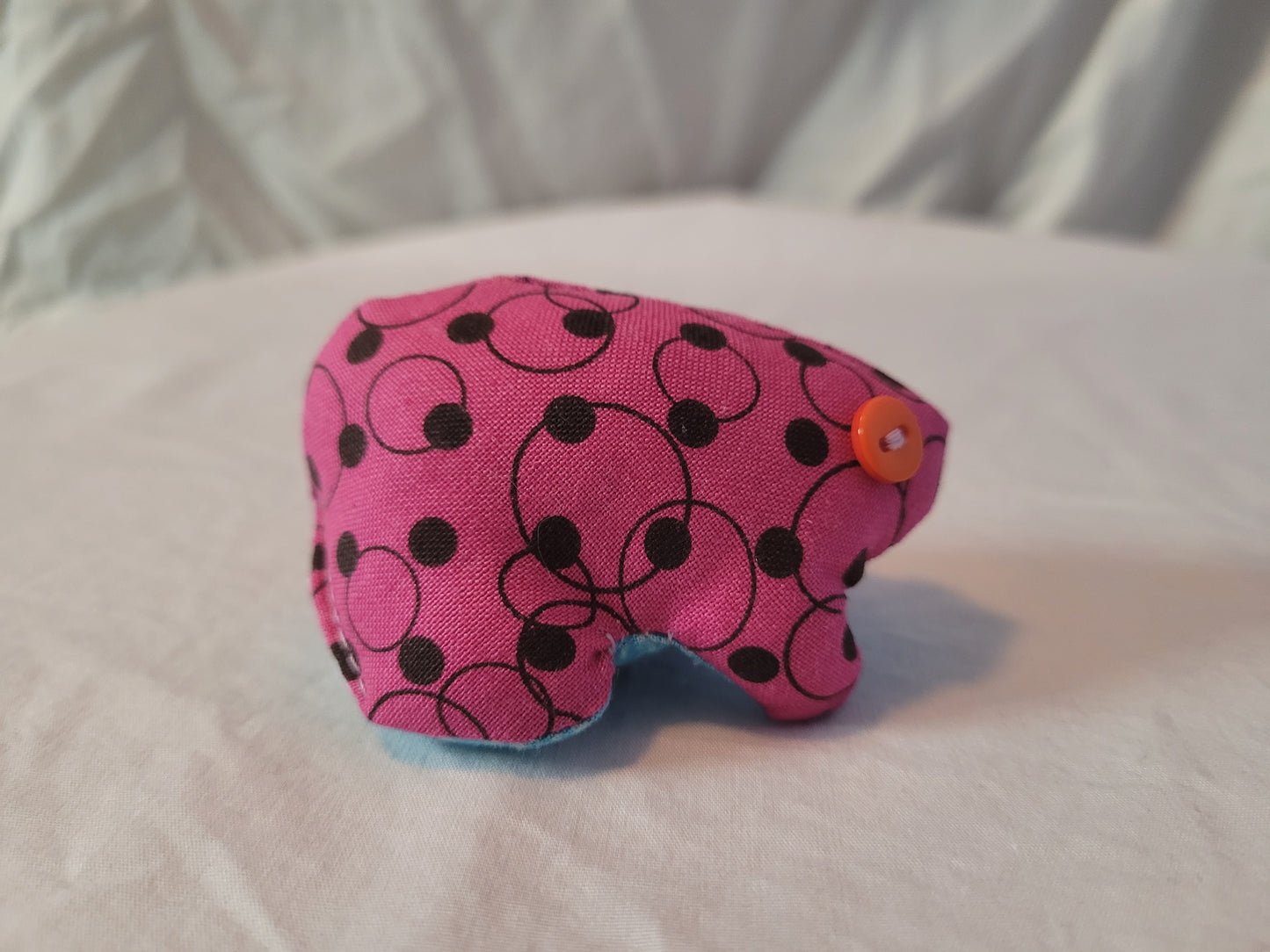 Pink Frog with Black Polka Dots Pattern Top