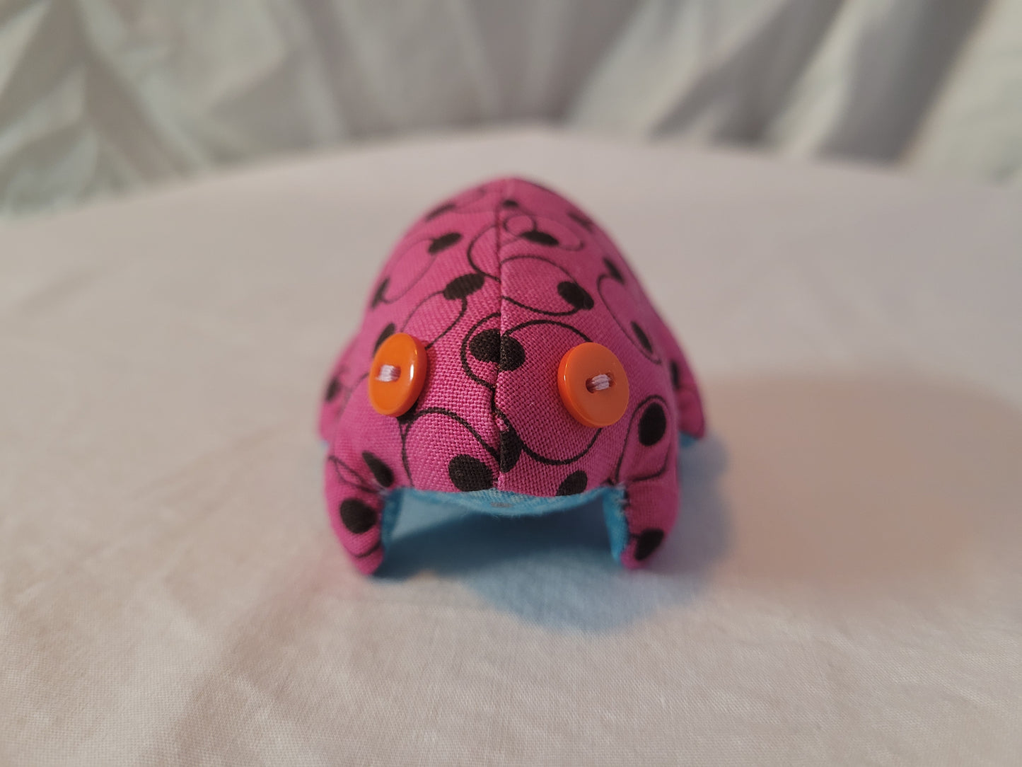 Pink Frog with Black Polka Dots Pattern Top