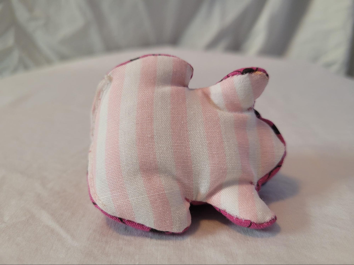 Pink Frog with Black Polka Dots Top