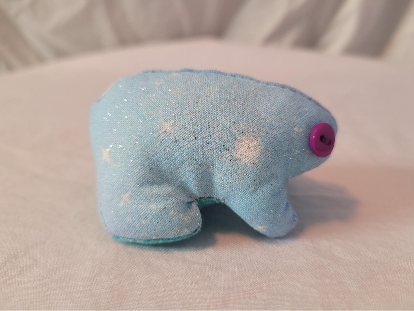 Light Blue Frog with Sparkles Pattern Top