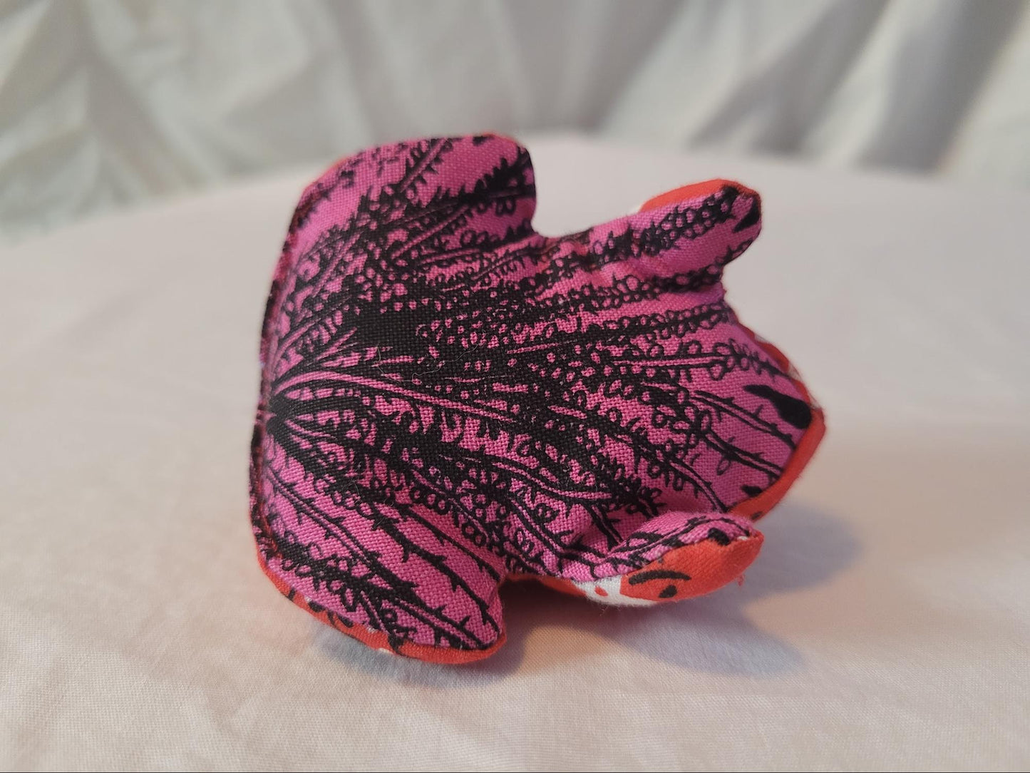 Red Frog with Flowers Pattern Top